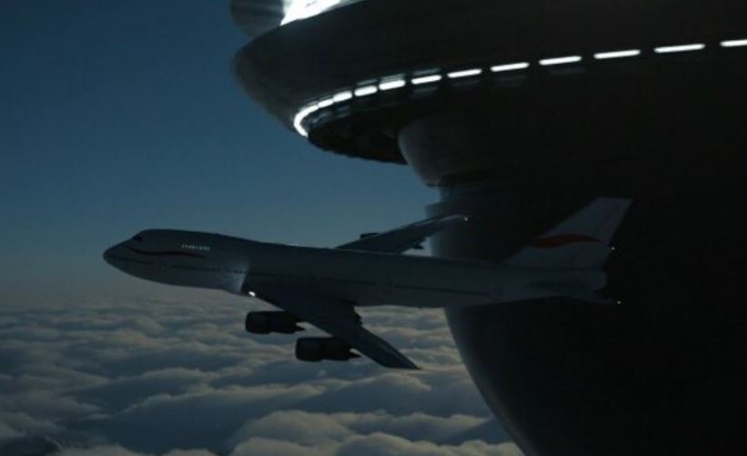Рейс 1628 компании Japan Air Lines обнаружил гигантский НЛО над Аляской