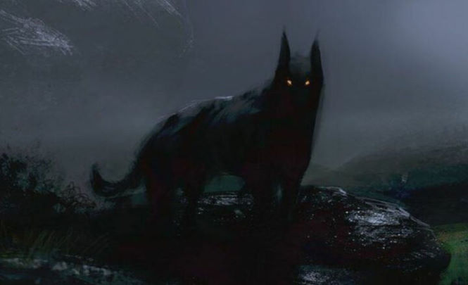 Легенда о чудовищных черных собаках