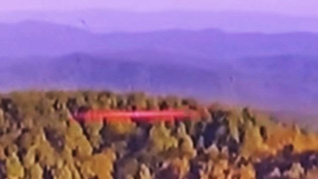 Новостной телеканал заснял летающий НЛО над горой Хогбак