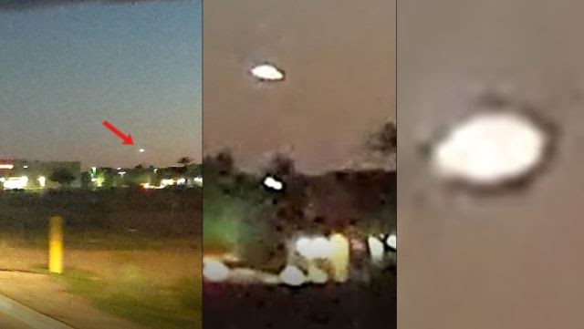 Таинственный свет в небе возле базы ВВС Люк, Аризона