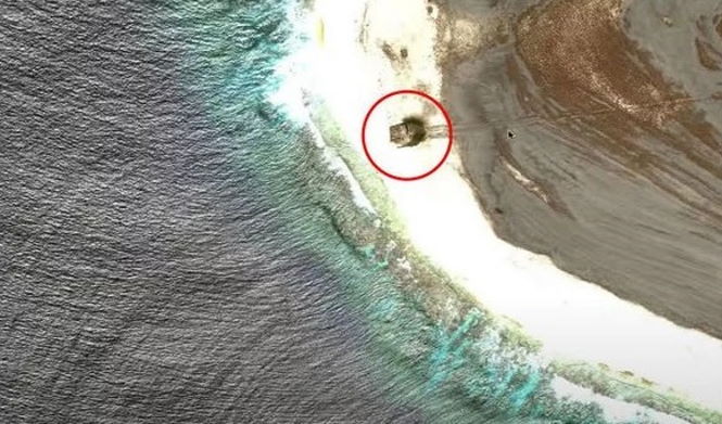 Объект, напоминающий НЛО найден на необитаемом острове