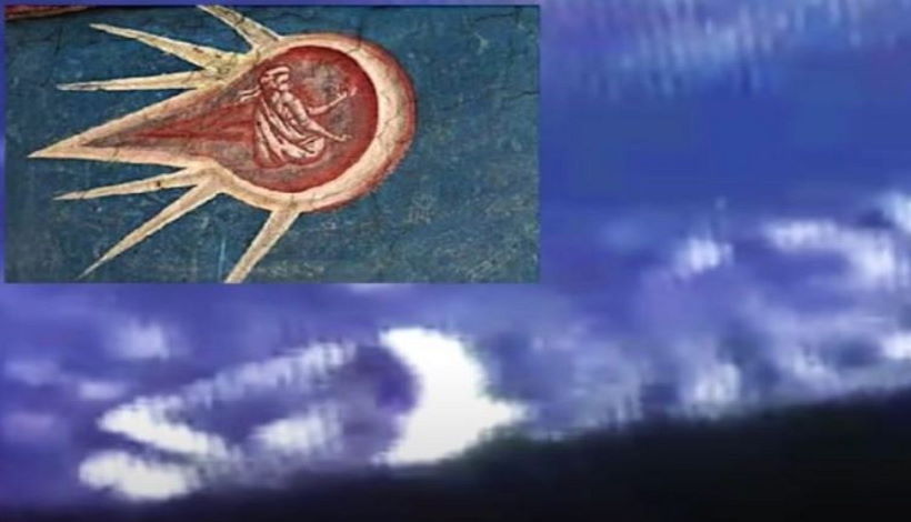 НЛО, похожий на объект с библейской картинки, пролетел под МКС