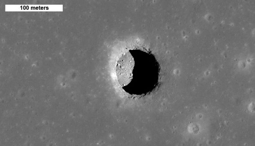 Туннели под поверхностью Луны — что это и как появились?