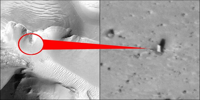 Загадочные монолиты на Марсе и Фобосе: кто их там построил?
