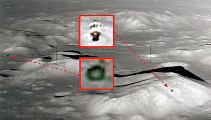 На официальных изображениях НАСА выявлена ​​интенсивная активность НЛО возле лунной миссии Аполлона-17