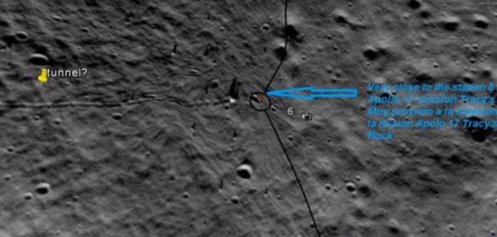 Монолит и загадочный туннель на месте посадки Аполлона 17
