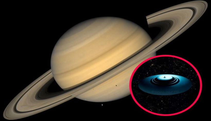 Астроном-любитель заснял огромный НЛО возле Сатурна