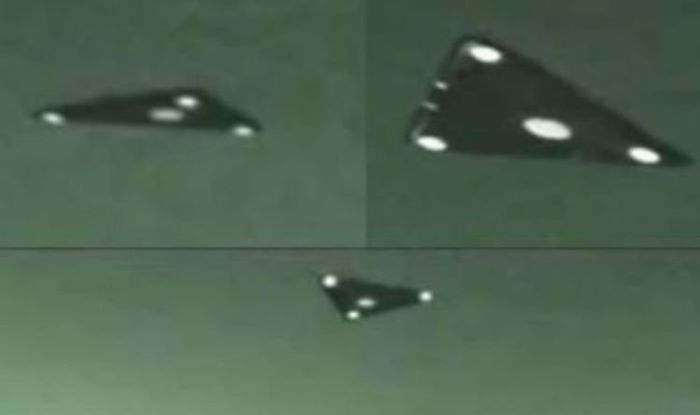 Флот НЛО пролетел низко над шоссе в Иллинойсе.