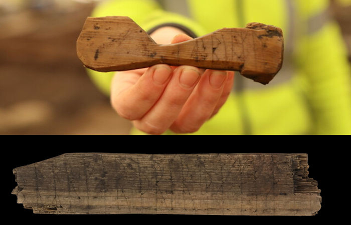 Редкие рунические надписи, выгравированные на кости и дереве, обнаружены в Осло, Норвегия