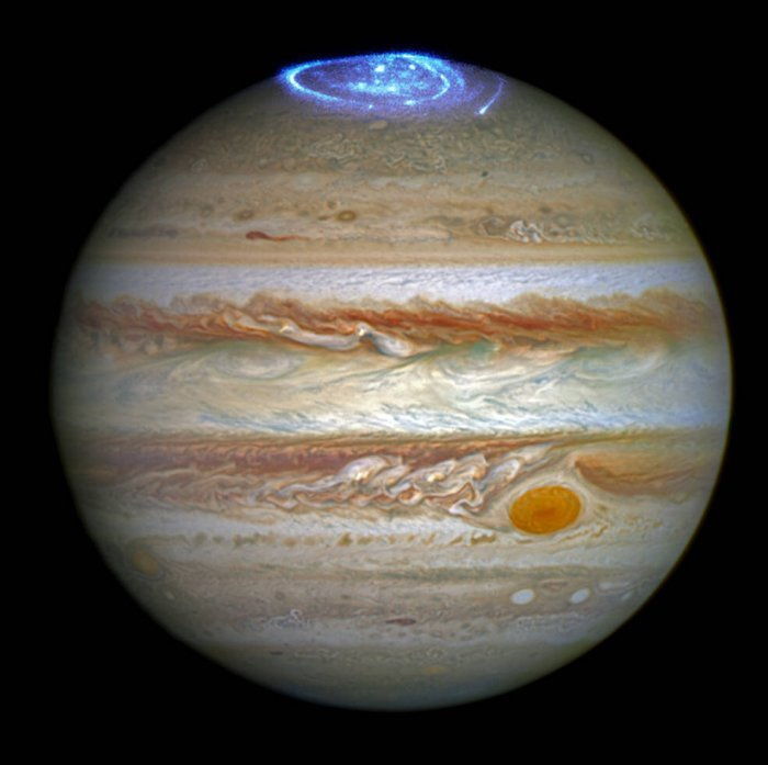 Данные «Юноны» и «Хаббла» показывают электромагнитное «перетягивание каната» освещает верхние слои атмосферы Юпитера