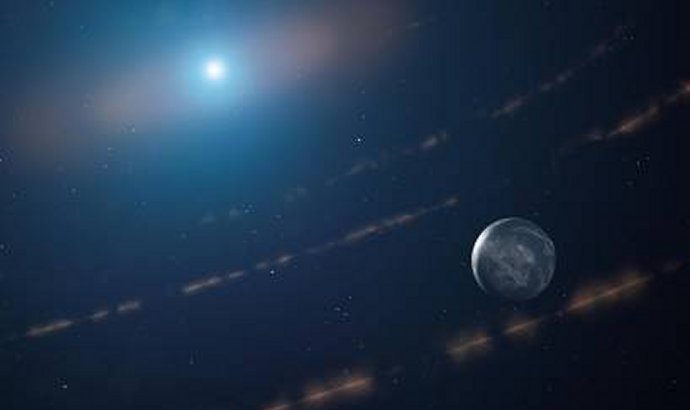 Планетарные тела впервые наблюдаются в «зоне Златовласки» мертвой звезды