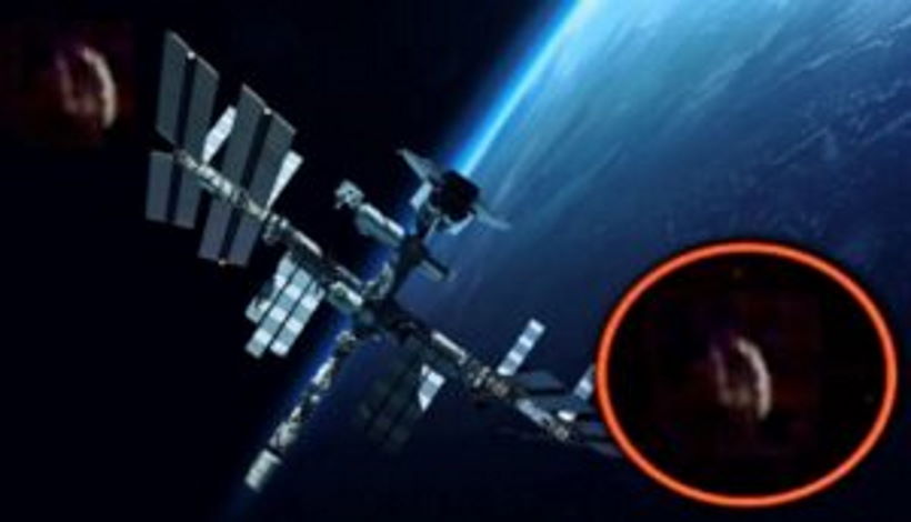 Рядом с Международной космической станцией замечена флотилия НЛО