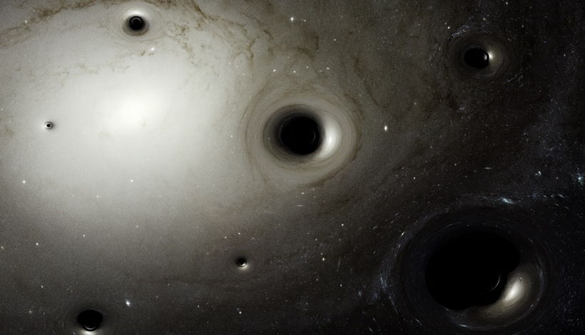 Ученые обнаружили призраки черных дыр из другой Вселенной