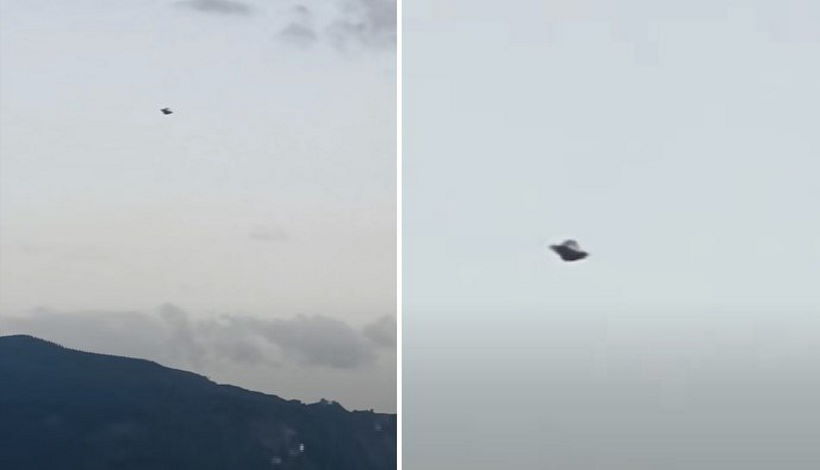 В Колумбии засняли посадку странной летающей тарелки