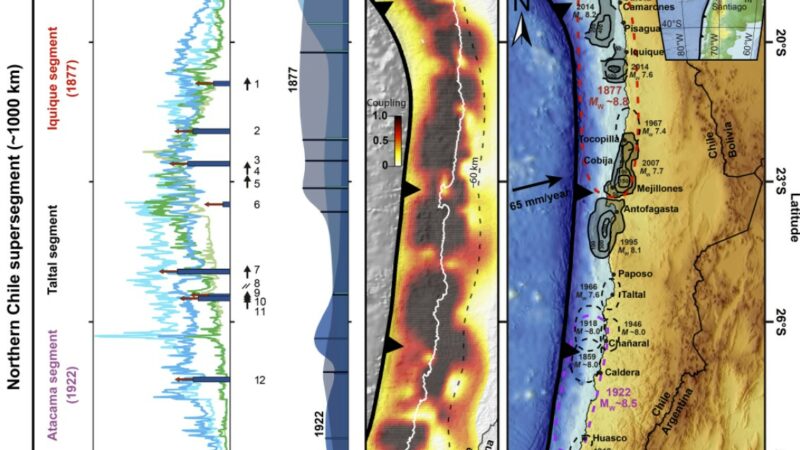 Ученые обнаружили древнее землетрясение магнитудой 9,5 в Чили, вызвавшее серьезные социальные потрясения в пустыне Атакама. Теперь экстраполируйте на просроченные Каскадию и Новый Мадрид.