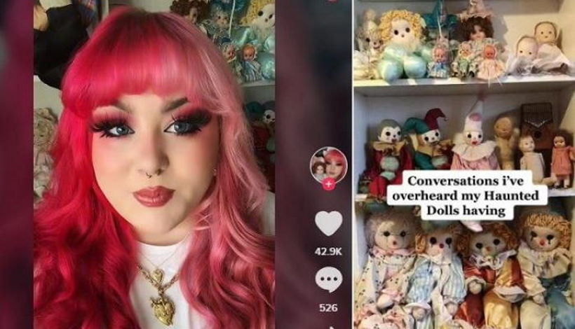 Женщина собрала коллекцию одержимых кукол