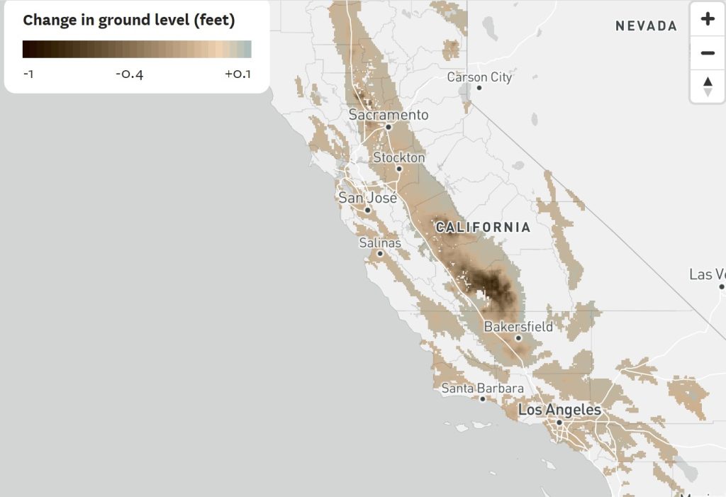 Калифорния тонет из-за засухи