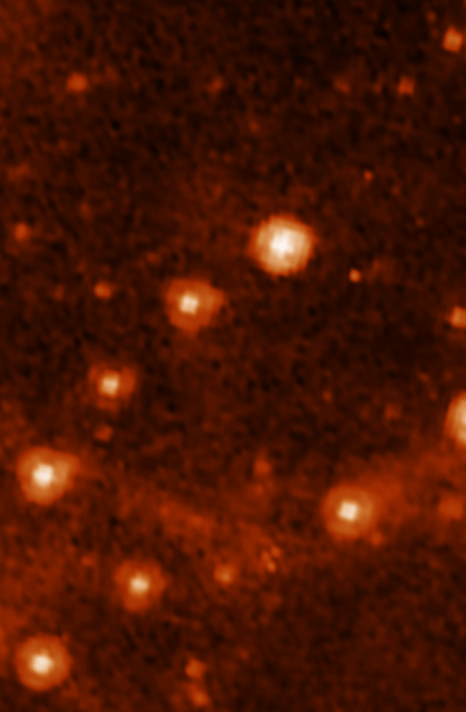 Сравнительное изображение между космическим телескопом Спитцер и космическим телескопом Джеймса Уэбба. Кредит изображения: ЕКА.
