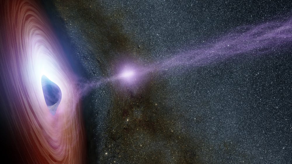 Астрономы нашли гигантскую черную дыру, которая каждую секунду съедает одну Землю