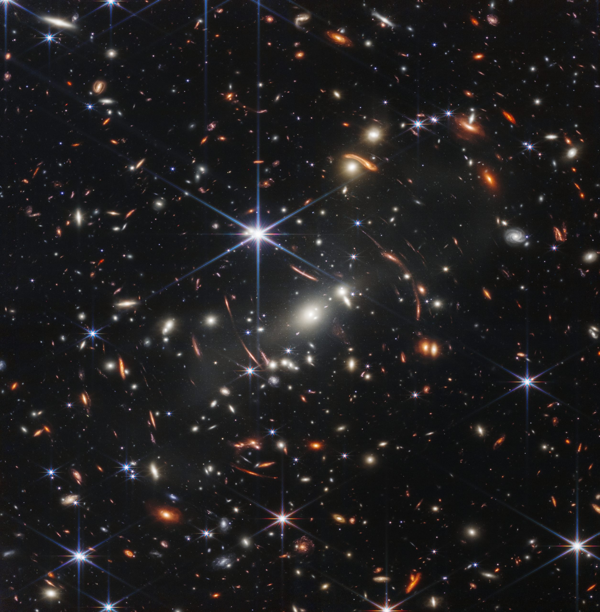 Первое изображение, сделанное JWST, показывает самое глубокое инфракрасное изображение космоса