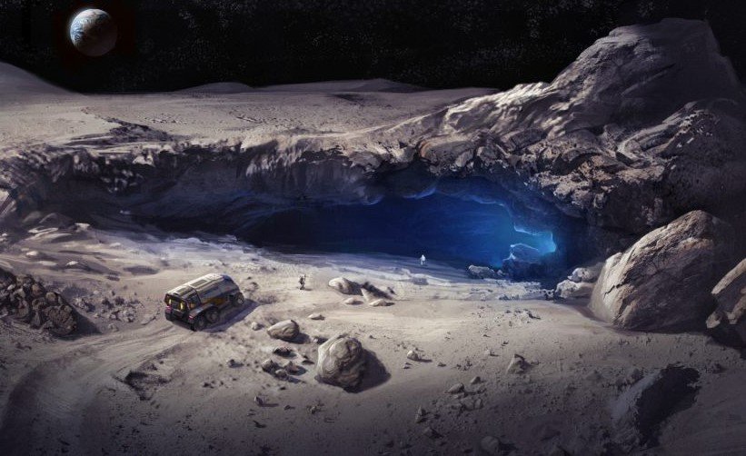 На Луне нашли загадочные пещеры с температурой, подходящей для человека