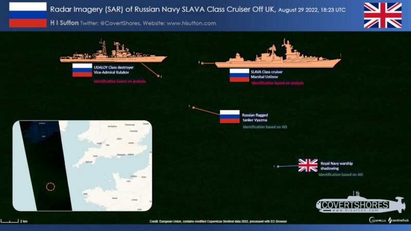 Тяжеловооруженные корабли ВМФ России курсируют между Великобританией и Ирландией