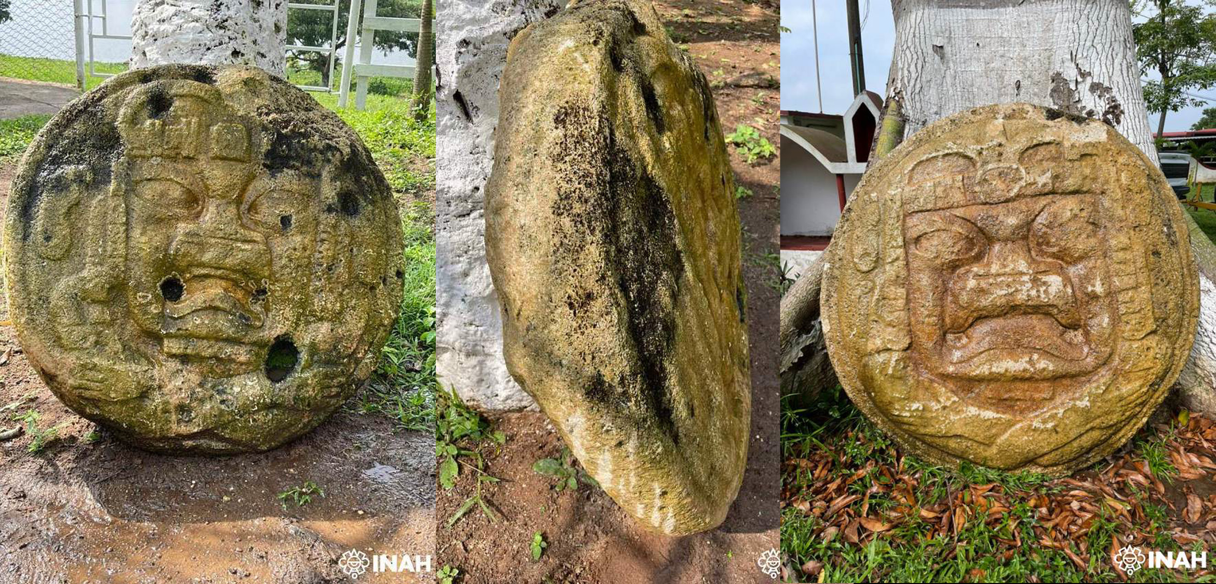 Археологи находят древние рельефы ольмеков, которым 2500 лет.