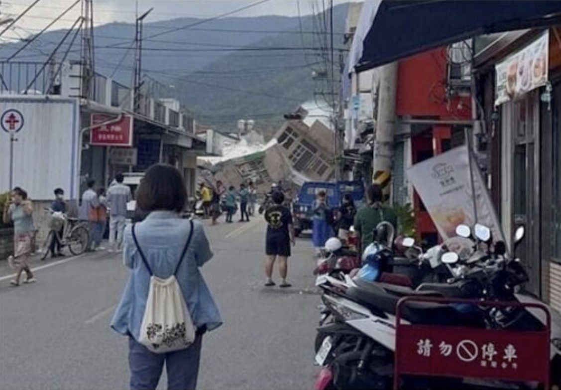 Тайвань землетрясение тайланд