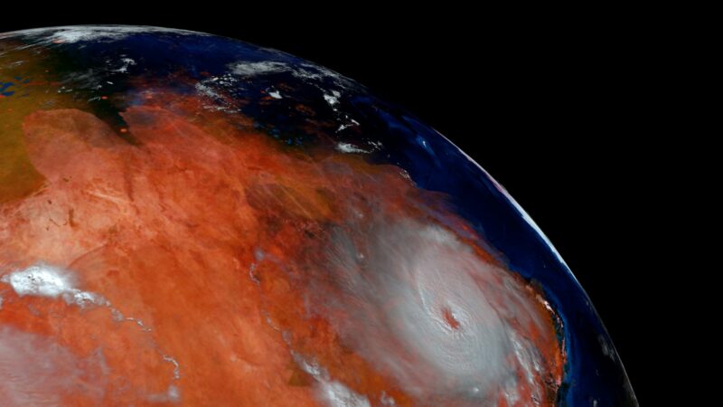 Когда формировалась ранняя Земля, Марс был влажным миром, способным поддерживать жизнь