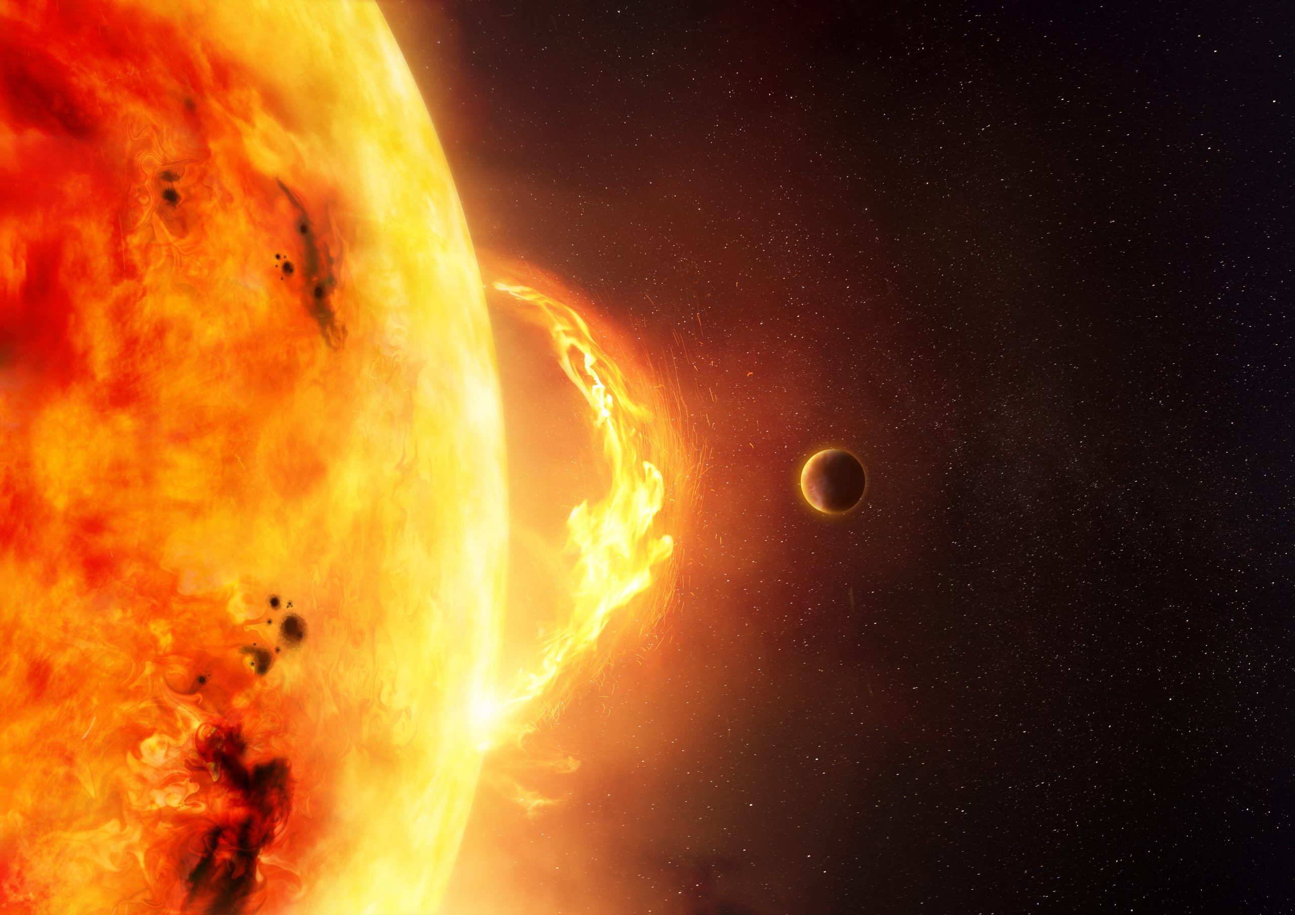 Солнечное пятно, направленное прямо на Землю, может вызвать опасную вспышку X-класса
