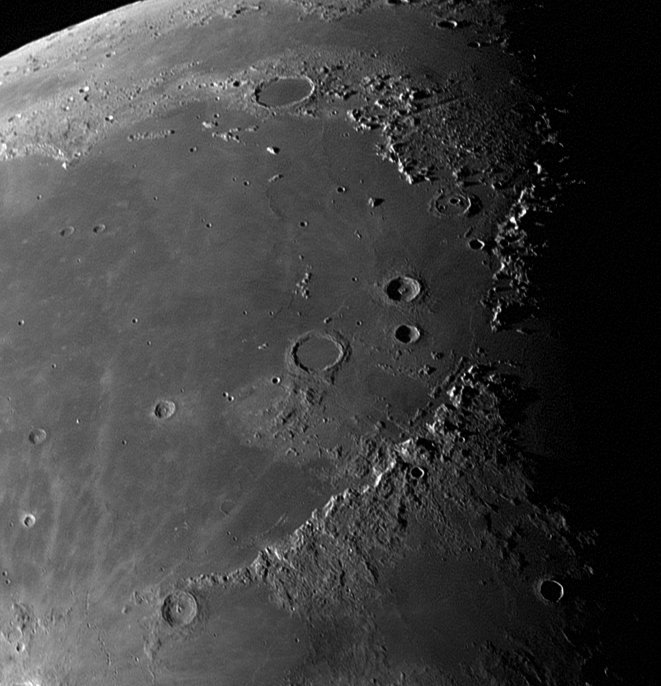 Это единственный кадр Mare Imbrium. Кредит изображения: НАСА.