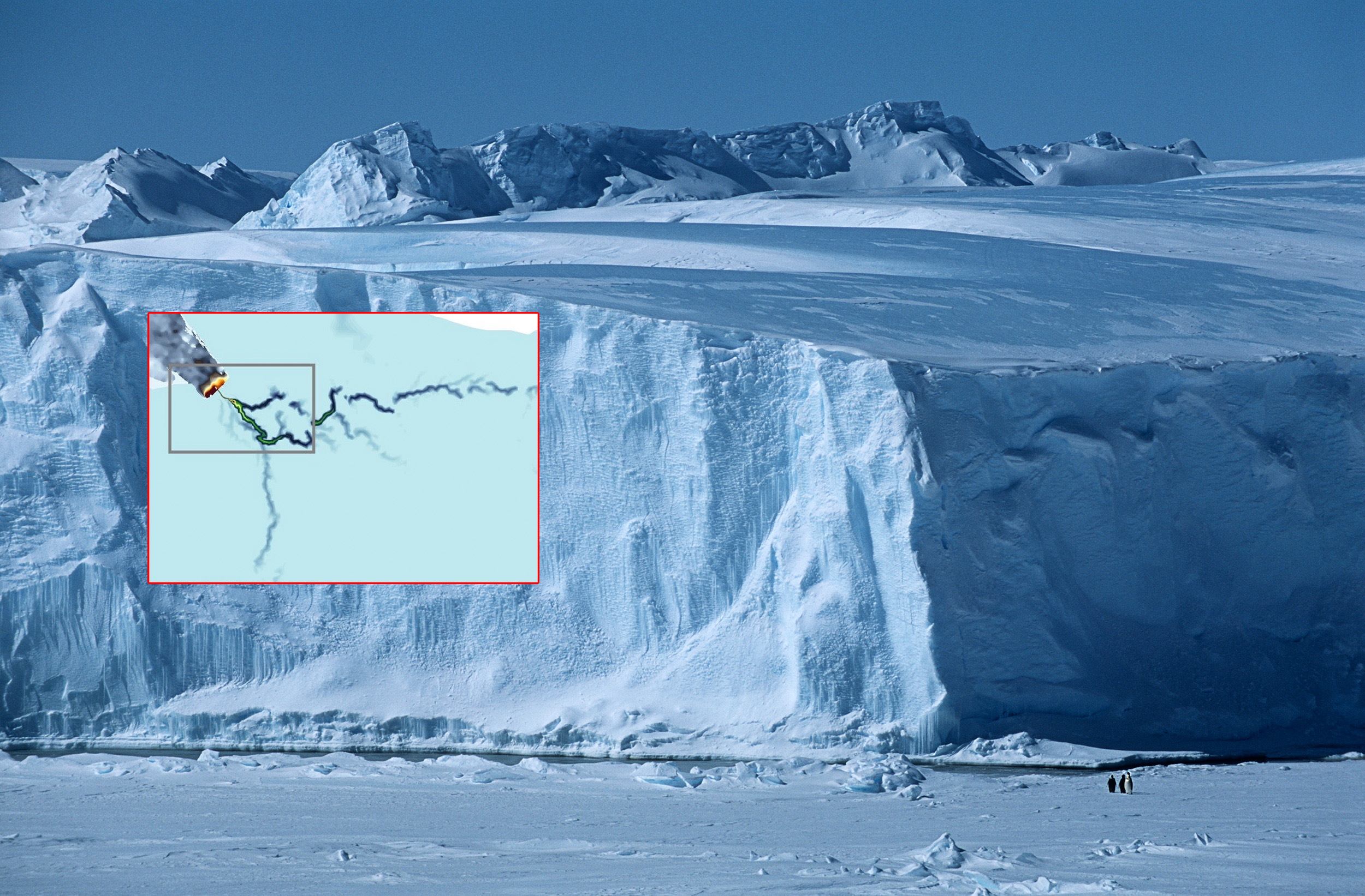 Ученые нашли 460-километровую реку под Антарктидой