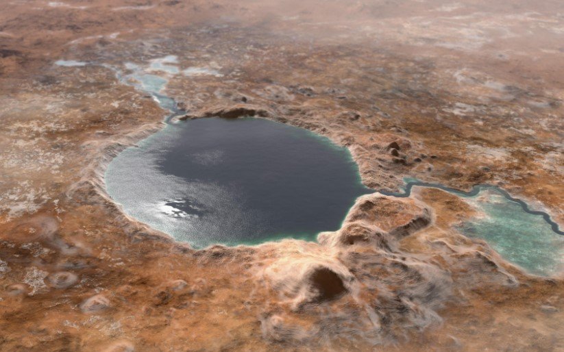 Озеро Кратер на Марсе определенно было древним озером