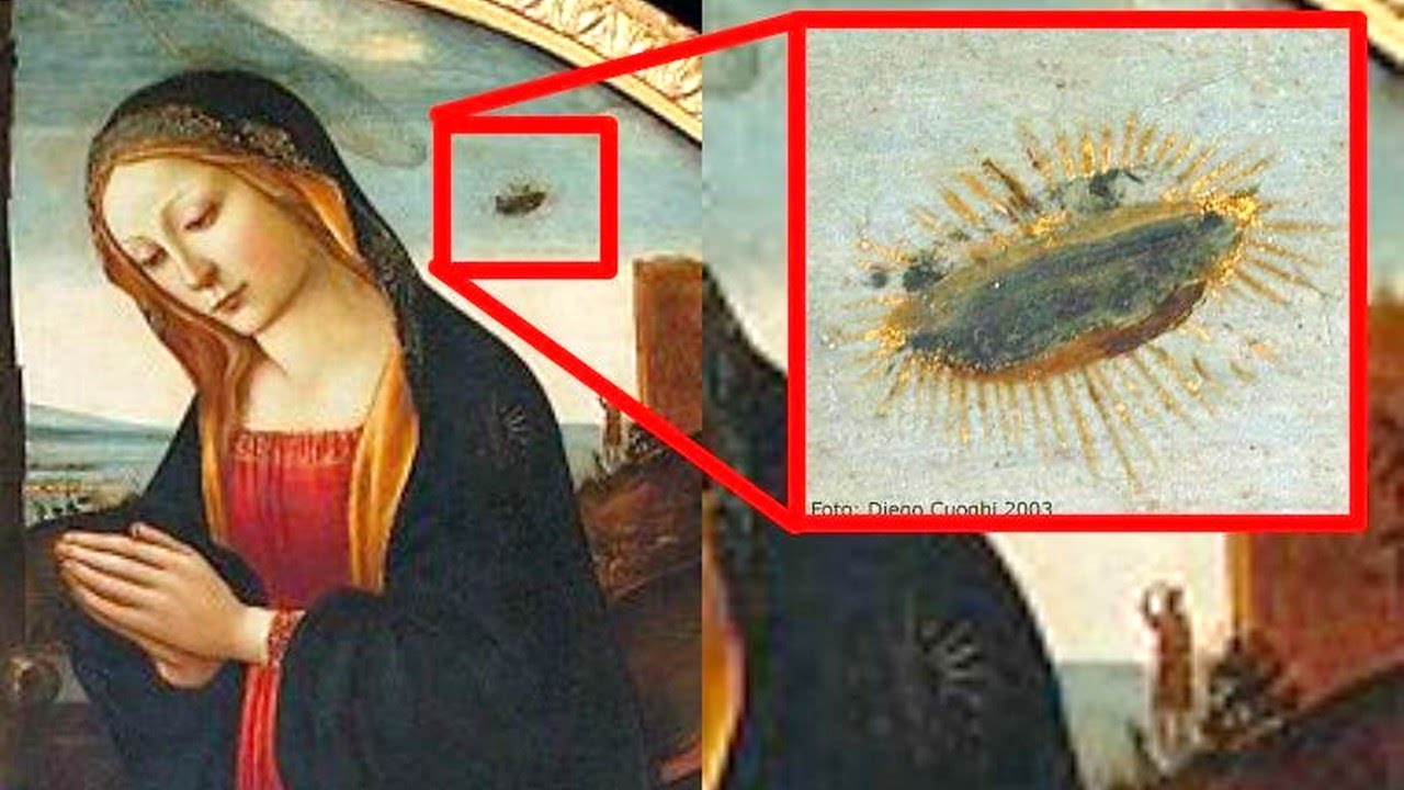 Наблюдения НЛО изображены на древних картинах?