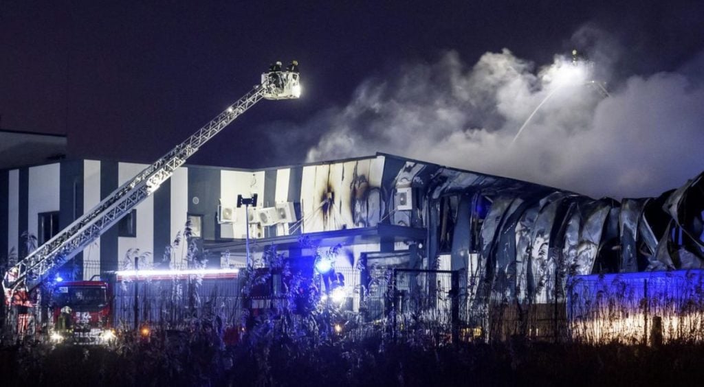 Пожар уничтожил компанию американских дронов в Латвии