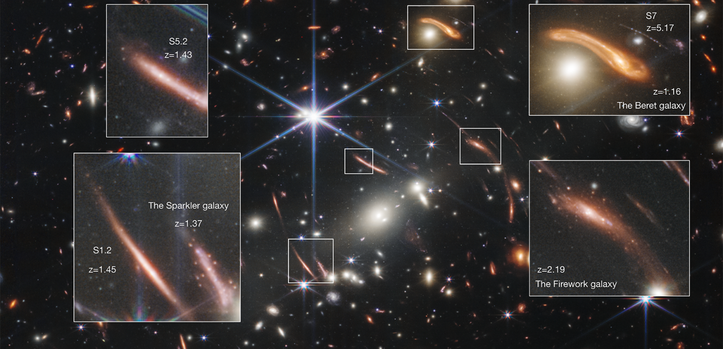 Джеймс Уэбб позволяет астрономам следить за звездообразованием в древних галактиках