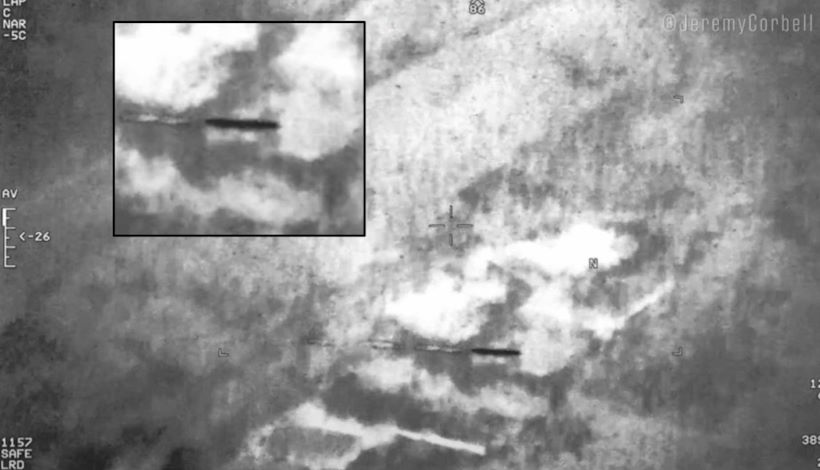 Цилиндрический НЛО обнаружен тепловизионным дроном, пролетавшим над Багдадом