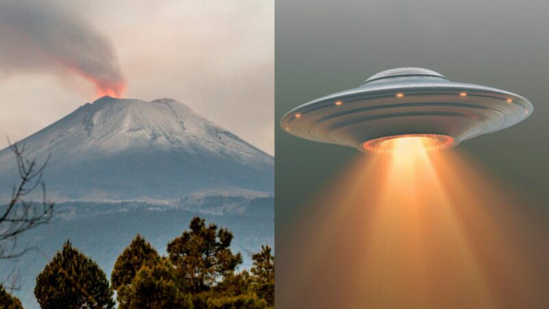 НЛО продолжают прилетать и покидать вулкан Попокатепетль