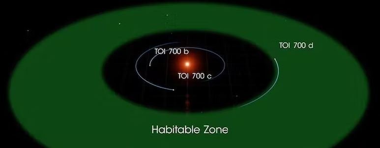 Вокруг далёкой звезды TOI-700 вращаются две потенциально обитаемые планеты.