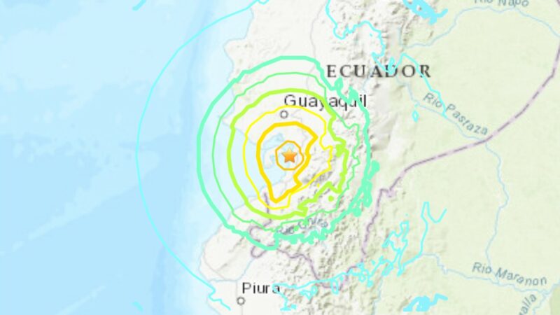 Мощное землетрясение магнитудой 6,8 произошло в Эквадоре: по меньшей мере 4 человека погибли, обширные разрушения, обрушение зданий – в Перу ощущалась сильная тряска