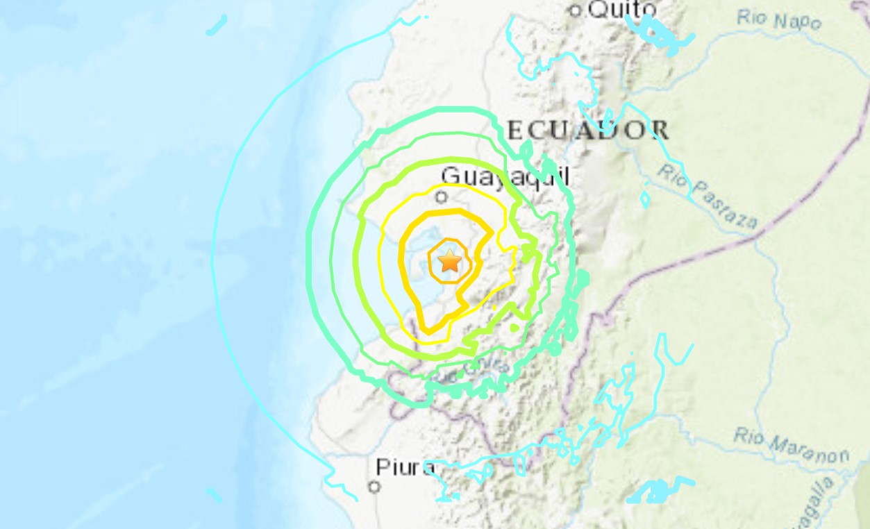 Мощное землетрясение магнитудой 6,8 произошло в Эквадоре: по меньшей мере 4 человека погибли, обширные разрушения, обрушение зданий – в Перу ощущалась сильная тряска