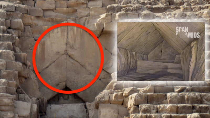 Видео показывает внутреннюю часть загадочного коридора, найденного внутри Великой пирамиды Гизы
