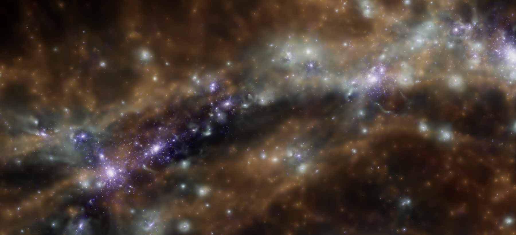 Захватывающий космический поток раскрывает тайну формирования галактики