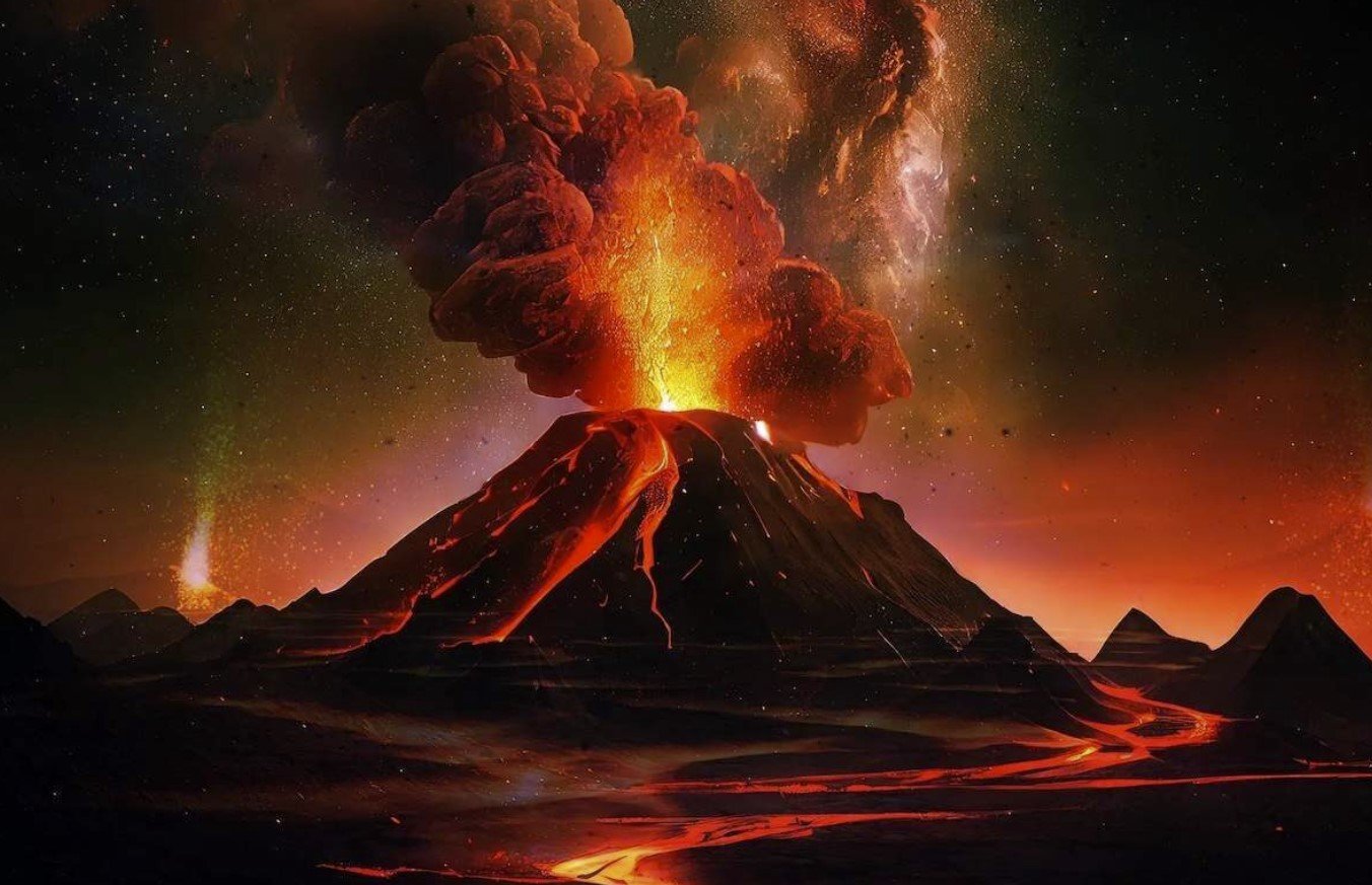 Двойные массивные извержения вулканов, ответственные за два последовательных массовых вымирания