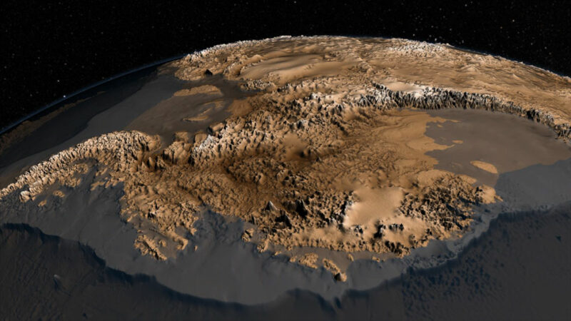 Антарктида была охвачена пламенем в меловой период