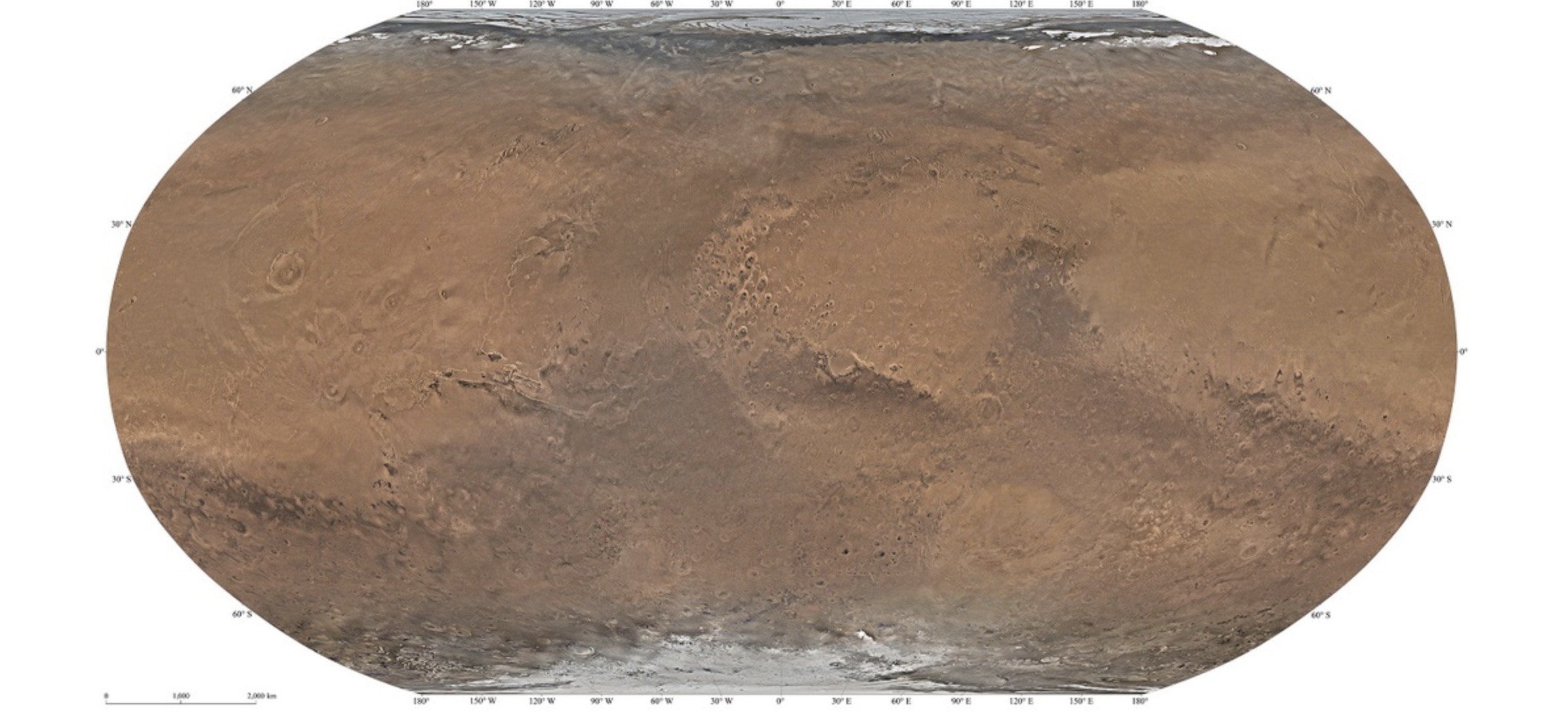 Китай показал умопомрачительные глобальные панорамные снимки Марса