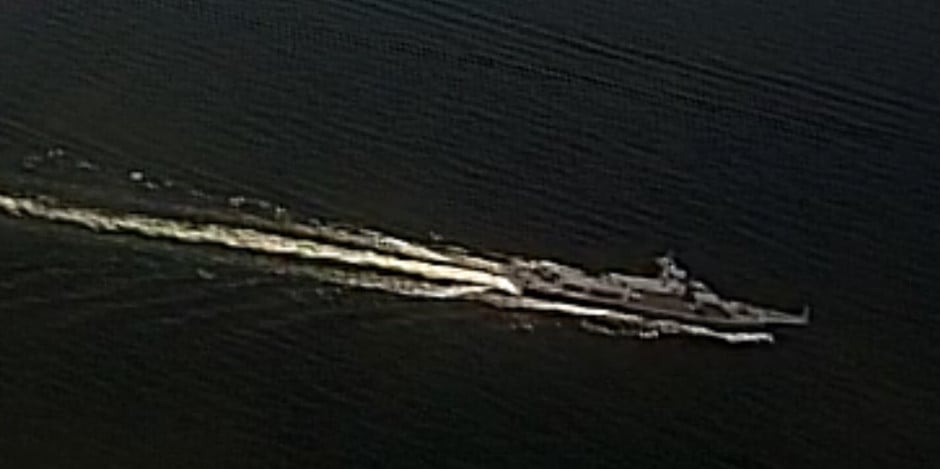Сосредоточение не менее пяти российских боевых кораблей в Северном море, 3 из них вооружены крылатыми ракетами «Калибр».