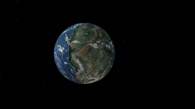 Интерактивная карта рассказывает об эволюции Земли за 750 миллионов лет