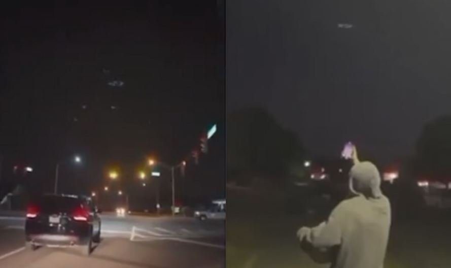 В Огайо засняли НЛО, зависший над шоссе и улетающий на большой скорости