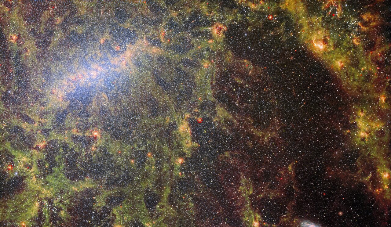 Джеймс Уэбб запечатлел великолепие NGC 5068